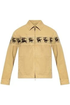 Burberry | Burberry EKD Motif Zipped Tanners Jacket