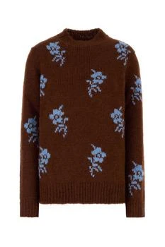 Jil Sander | Jil Sander Floral Printed Crewneck Jumper