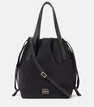 Khaite | Rory Medium leather-trimmed bucket bag