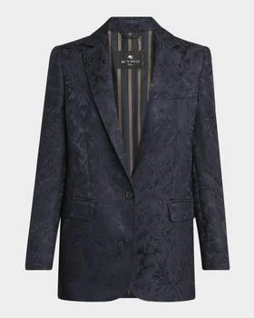 ETRO | Single-Breasted Brocade Jacket