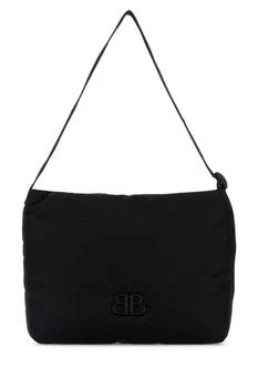 Balenciaga | Balenciaga Logo Plaque Shoulder Bag