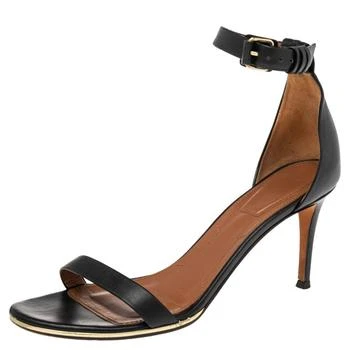Givenchy | Givenchy Black Leather Ankle Cuff Sandals Size 39