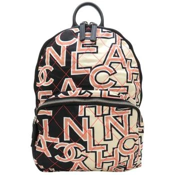 Chanel | ivory pink Nylon Leather Backpack (Pre-Owned)