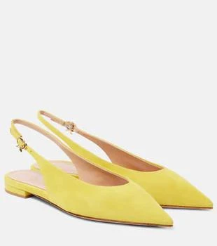 Gianvito Rossi | Suede slingback flats