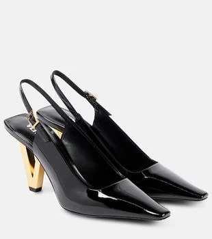 Versace | Patent leather slingback pumps