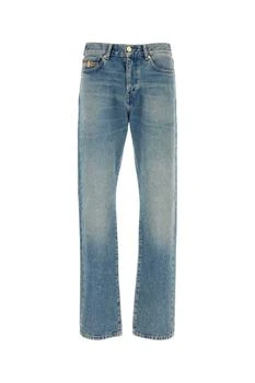 Versace | Versace Logo Patch Straight-Leg Jeans