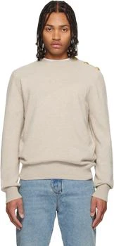 Balmain | Beige Eco-Cashmere Sweater