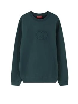 Gucci | Gucci Logo Detailed Crewneck Sweatshirt