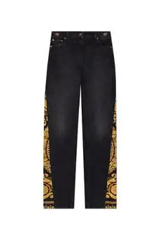 Versace | Versace Barocco Motif Denim Jeans