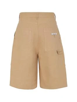 Fendi | Fendi Logo Patch Wide-Leg Shorts