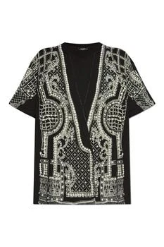 Balmain | Balmain Printed Oversized T-Shirt