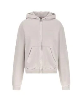 Balenciaga | Balenciaga Logo Embroidered Zip-Up Hoodie