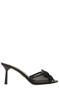 Prada | Prada Mesh Heeled Slip-On Sandals