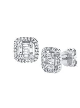 Saks Fifth Avenue | 14K White Gold & 0.43 TCW Diamond Stud Earrings