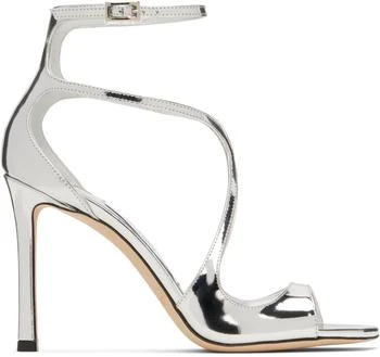 Silver Azia 95 Heeled Sandals