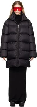 Rick Owens | Black Porterville Turtle Down Coat
