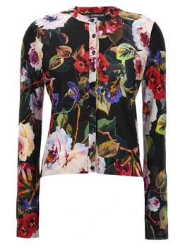 Dolce & Gabbana | Dolce & Gabbana Rose Garden Printed Cardigan