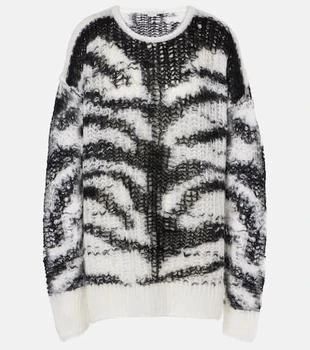Stella McCartney | Zebra-print wool-blend sweater
