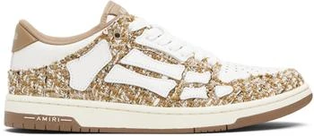 AMIRI | Beige Bouclé Skel Top Low Sneakers
