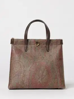 ETRO | Shopping Talk Small Bag Etro in Coated Cotton with Paisley Jacquard