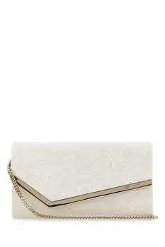 Jimmy Choo | Jimmy Choo Emmie Lace Chain Linked Clutch Bag