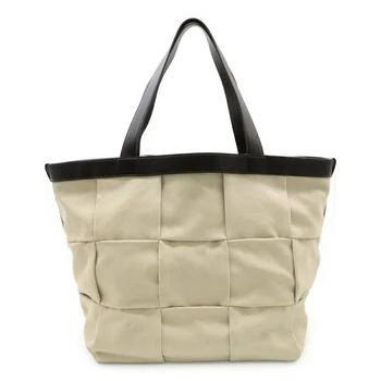 Bottega Veneta | ish Canvas Leather Tote Bag (Pre-Owned)