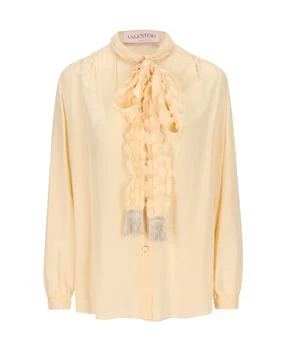 Valentino | Valentino Ruffled Straight Hem Shirt