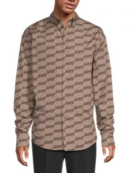 Balenciaga | Monogram Print Shirt