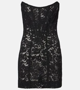 Dolce
Gabbana | Floral cotton-blend lace minidress