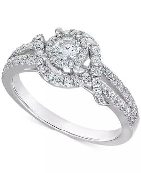 Macy's | Diamond Engagement Ring (3/4 ct. t.w.) in 14k White Gold