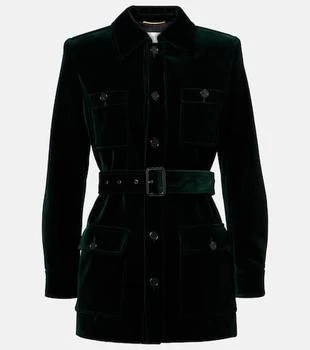 Yves Saint Laurent | Saharienne cotton velvet jacket