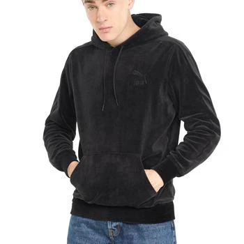 Iconic T7 Velour Pullover Hoodie