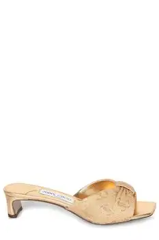 Jimmy Choo | Jimmy Choo Annika 35 Monogrammed Mules