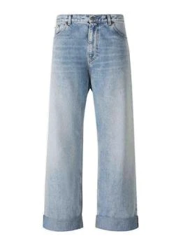 Valentino | Valentino Logo Patch Straight-Leg Jeans