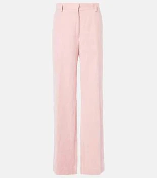 Dries Van Noten | Cotton and hemp wide-leg pants