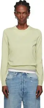 MAISON MARGIELA | Khaki Crewneck Sweater