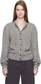 Magda Butrym | Gray Classic Marled Cardigan