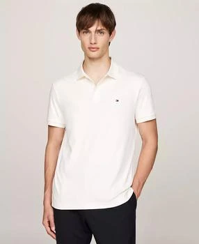 Tommy Hilfiger Men's Regular-Fit Smooth Touch Liquid Cotton Collar Stripe Polo Shirt