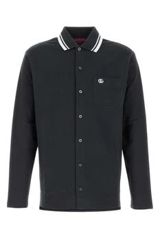 Gucci | Gucci Embroidered Piquet Polo Shirt