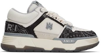 Black & Off-White Bandana Denim MA-1 Sneakers