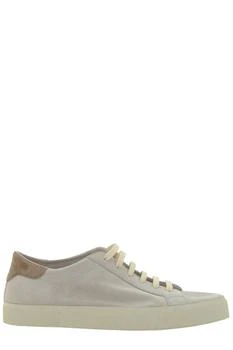 Brunello Cucinelli | Brunello Cucinelli Logo Embossed Lace-Up Sneakers