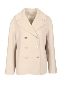 Max Mara | 
S Max Mara Margot Double-Breasted Tailored Blazer