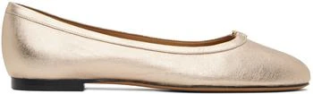 Gold Marcie Ballerina Flats