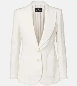ETRO | Embroidered cotton-blend blazer