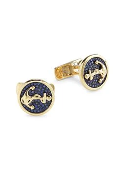 Effy | 14K Yellow Gold 
Sapphire Cufflinks