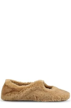 Loewe | Loewe Shearling Pebble Soft Ballerina Shoes