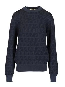 Fendi | Fendi FF Jacquard Crewneck Jumper