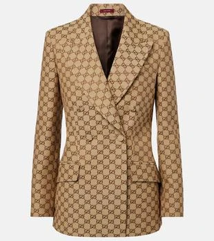 Gucci | Cotton-blend GG jacquard blazer