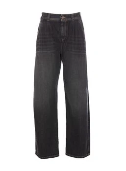 Brunello Cucinelli | Brunello Cucinelli High-Waisted Wide-Leg Jeans