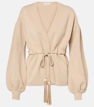 Max Mara | Tiberio belted virgin wool cardigan